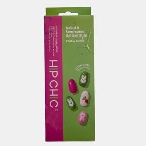 Hip chic Pink & Green Bunny Gel Nail Strips